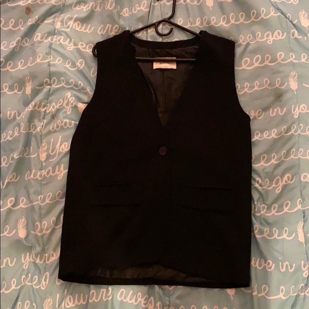 A black costume for parties or galas for example